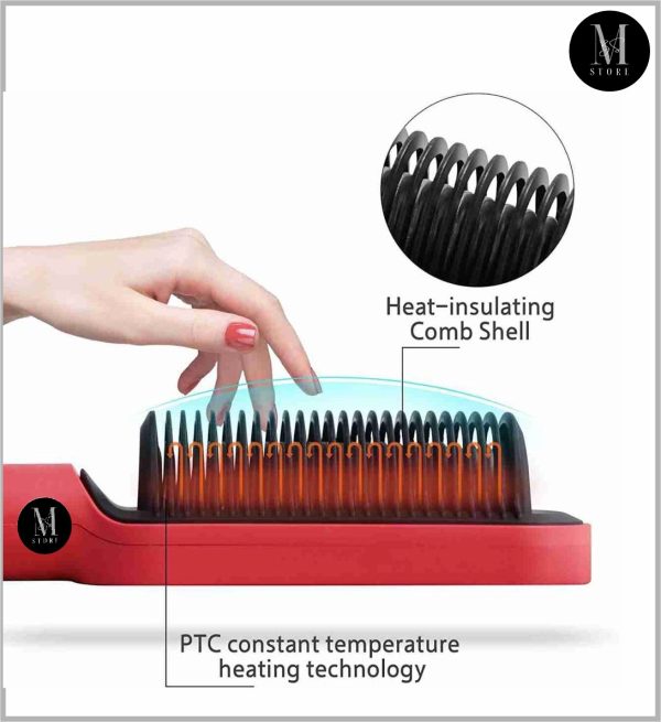 2 in 1 Magic Hair Straightening Brush & Curler