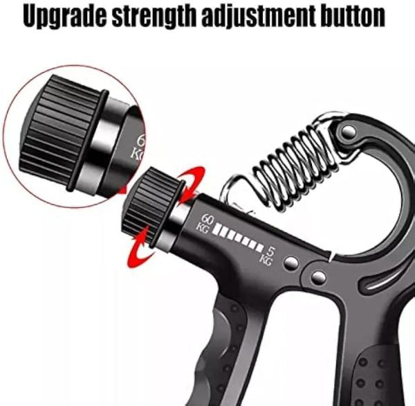 Hand Grip Strengthener Adjustable Resistance Wrist Strengthener Forearm Gripper Hand Workout Strength Trainer With Counter